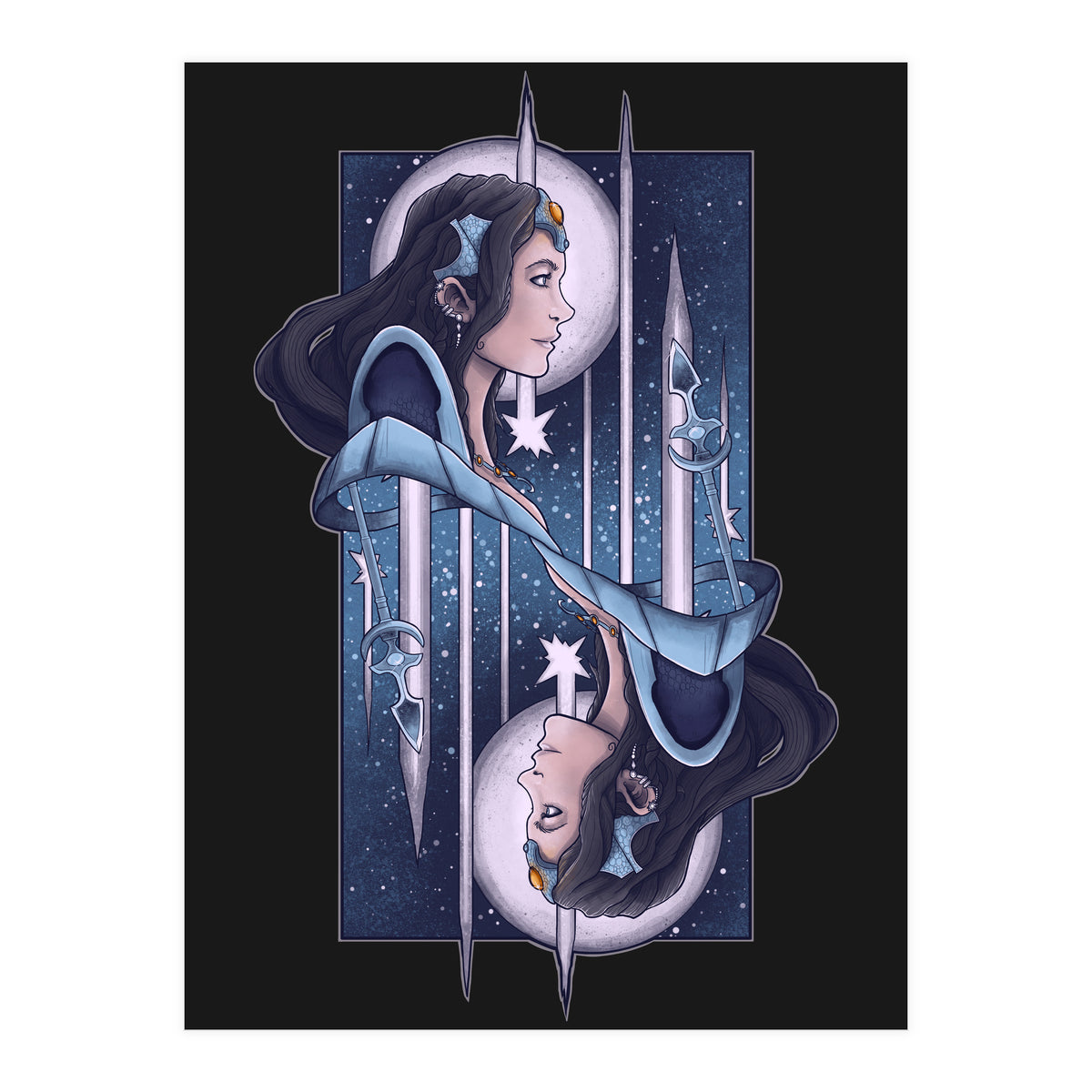 Moon's Priestess (Print Only)