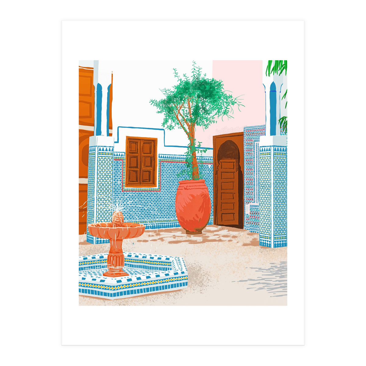 Moroccan Villa (Print Only)