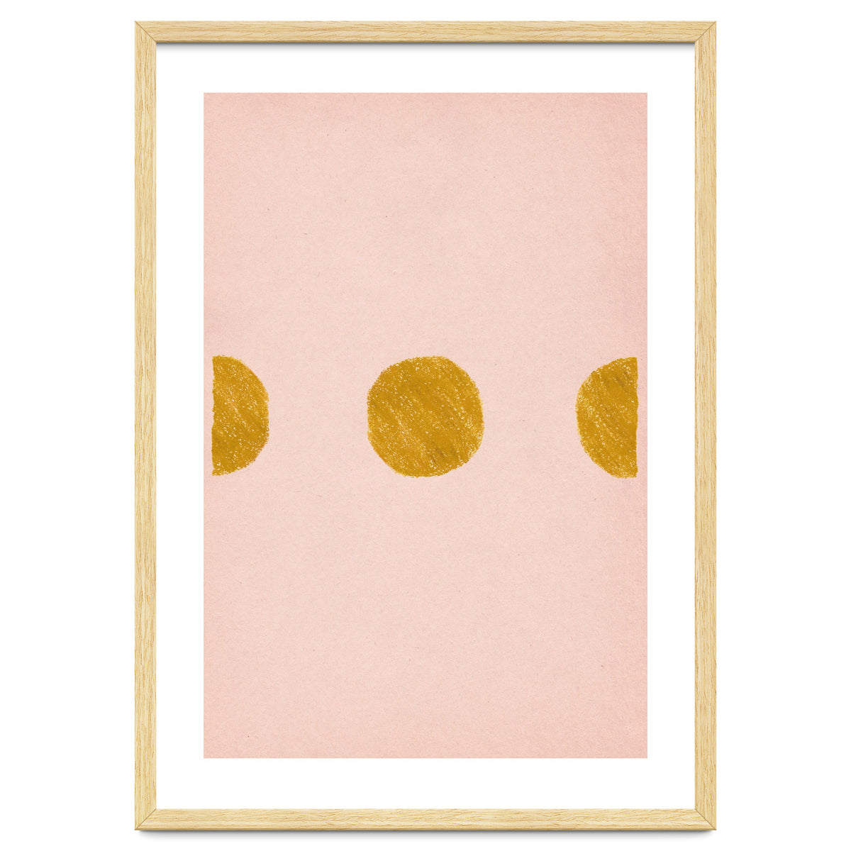 Pink and rust minimalist shapes