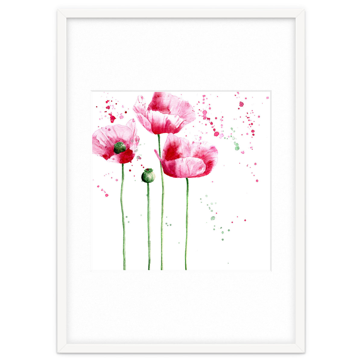 Poppies || watercolor