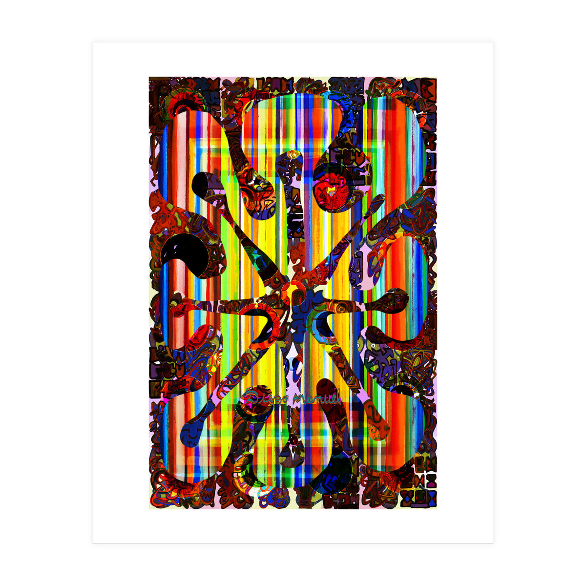 Fuego Y Graffiti 72 (Print Only)