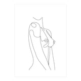 female chest line  (Print Only) thumbnail