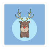 Kawaii Cute Christmas Reindeer (Print Only) thumbnail