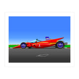 Pole Position Racecar Homage (Print Only) thumbnail