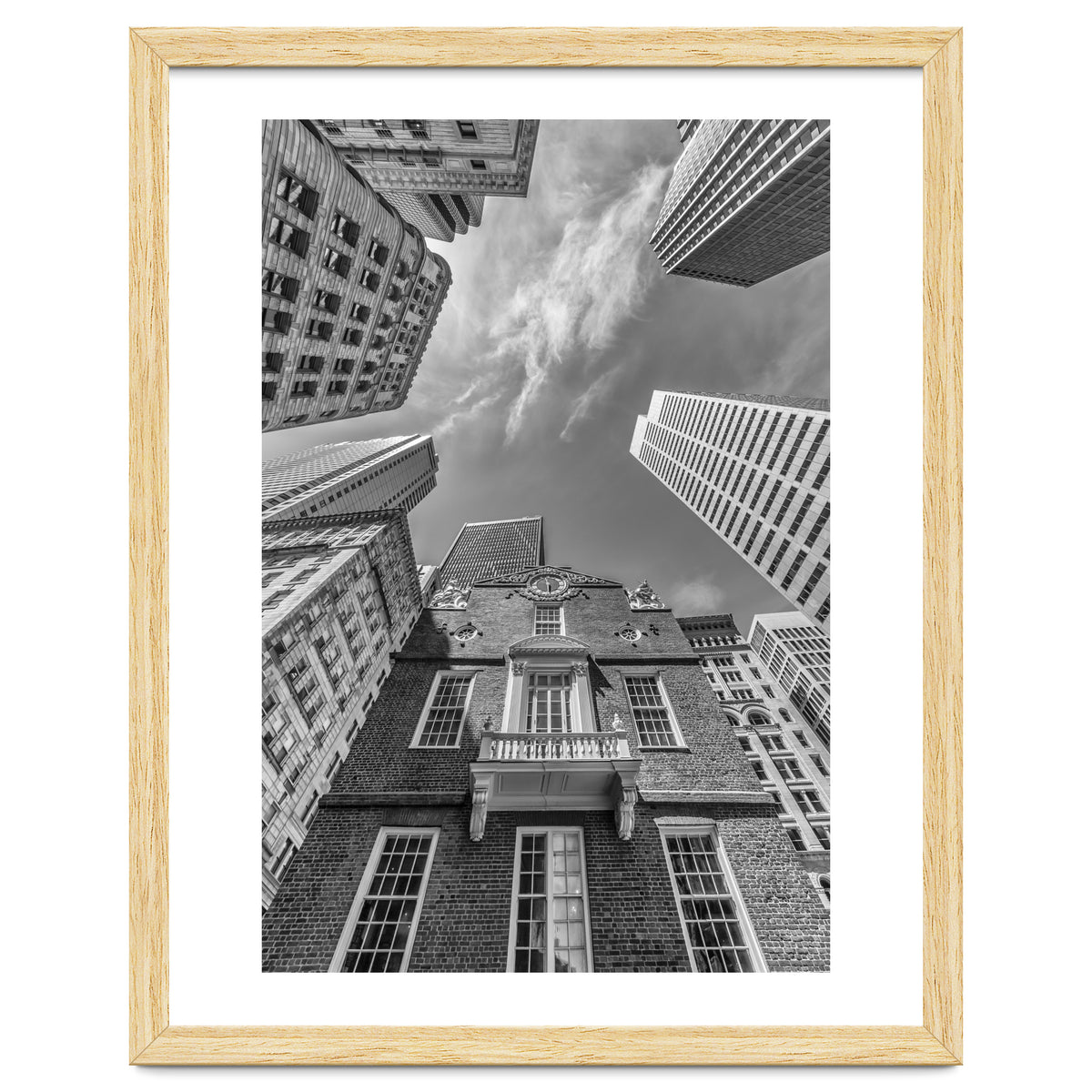 BOSTON Old State House and Skyscraper