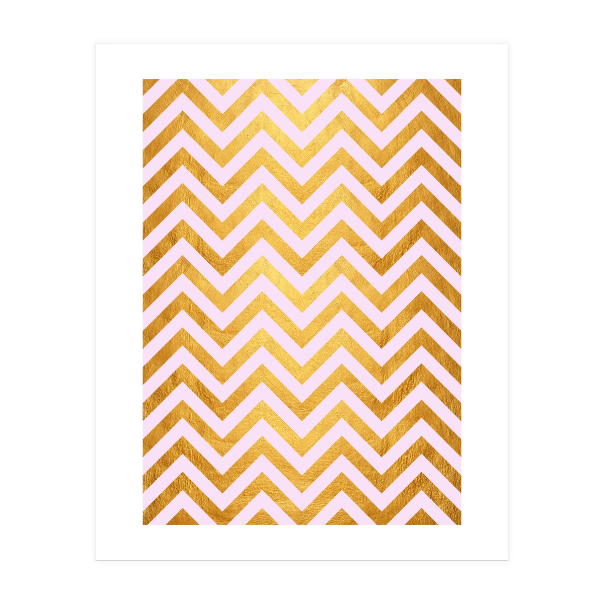Chevron Golden IV (Print Only)