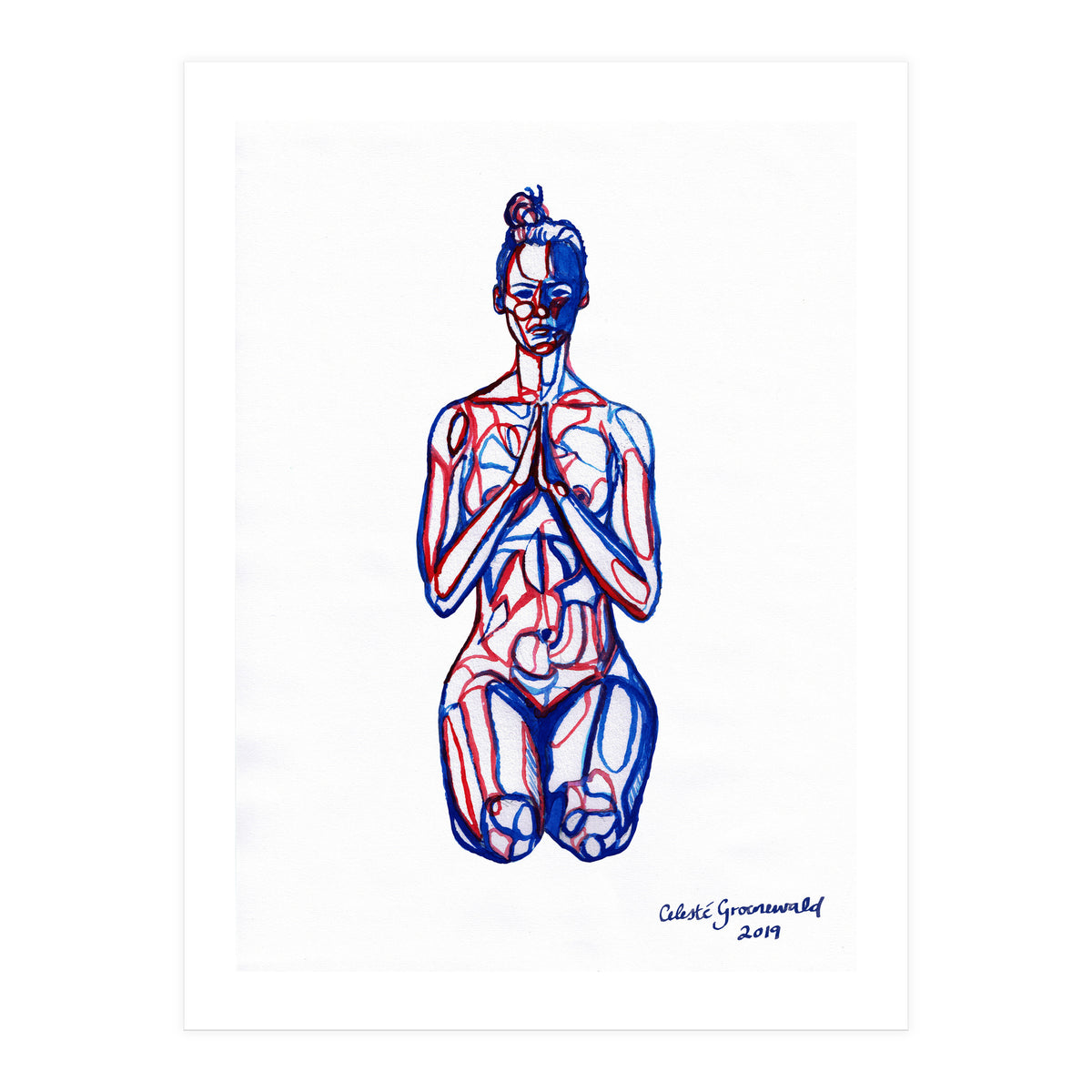 Vajrasana (Print Only)