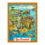 San Francisco Map Illustration (Print Only) thumbnail
