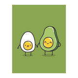 Egg Avocado best friends (Print Only) thumbnail