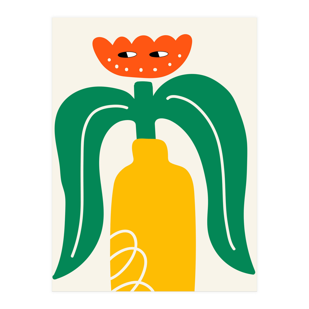 Flower Character (Print Only)