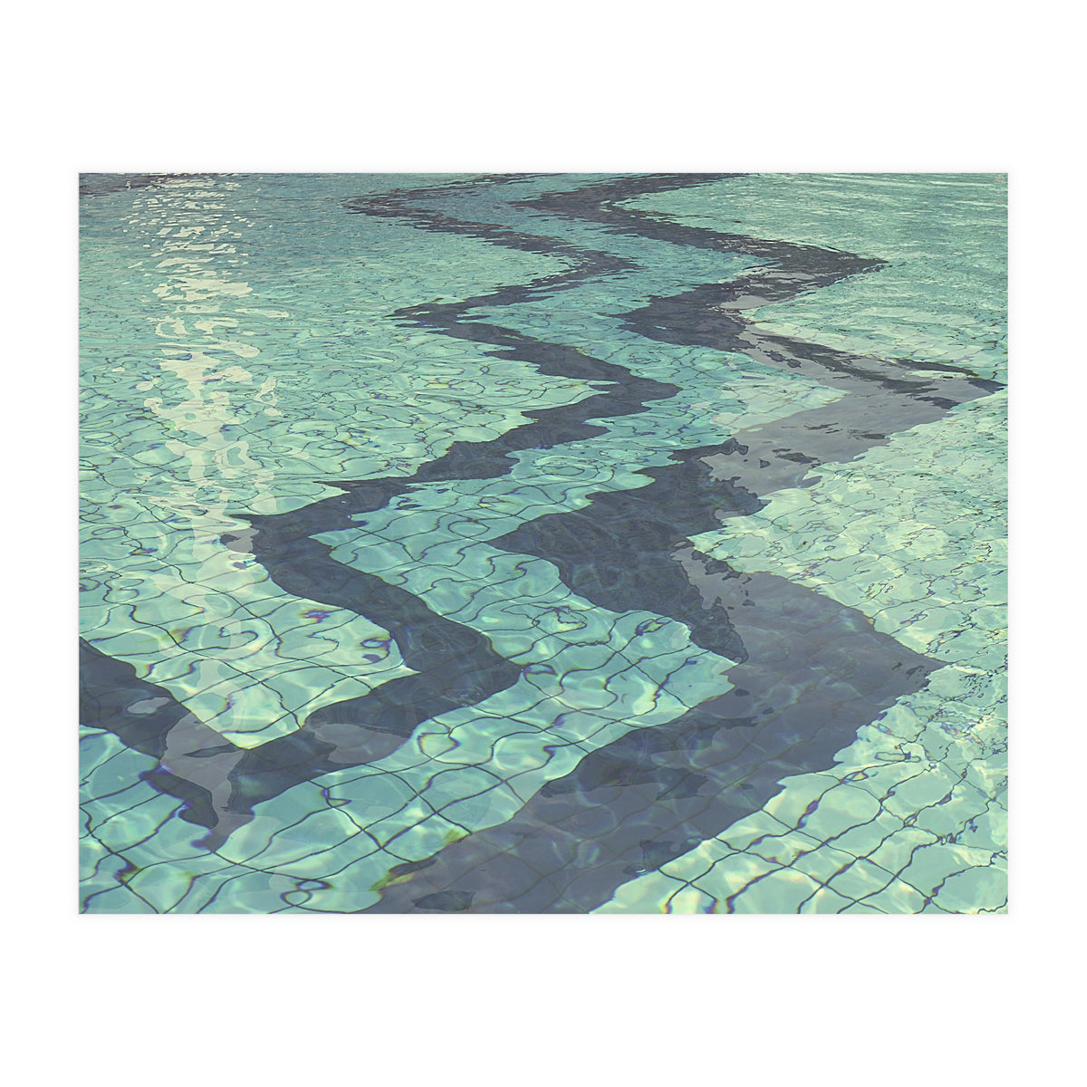 Underwater Zig Zags (Print Only)