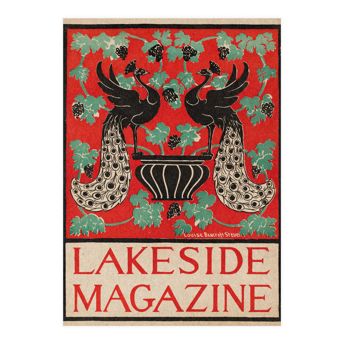 Lakeside Magazine (With Peacocks) (Print Only)