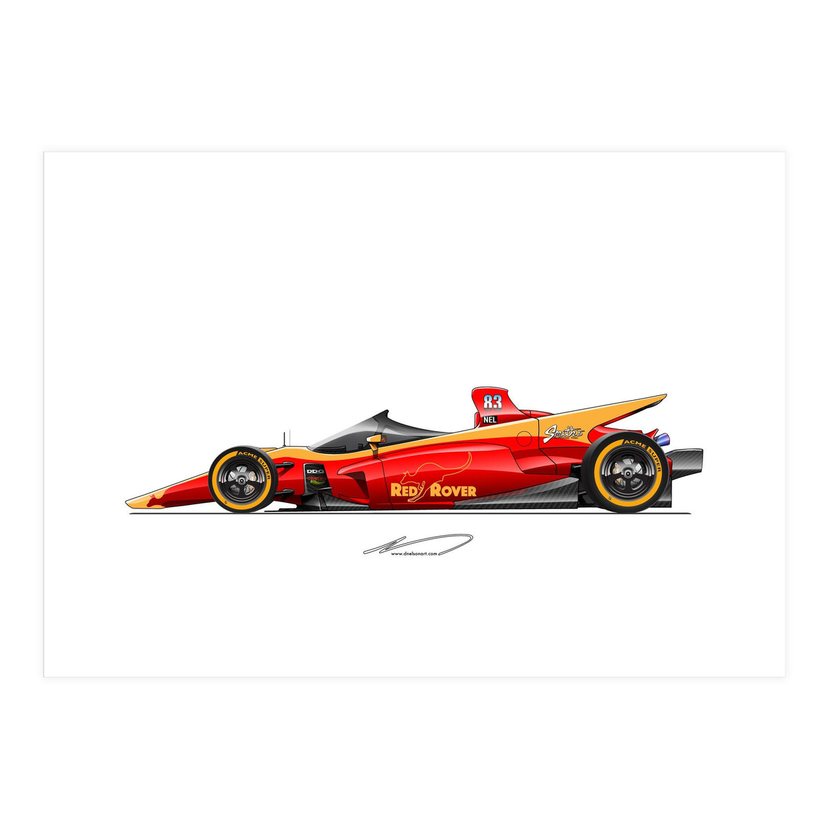 Red Rover Racer (Print Only)