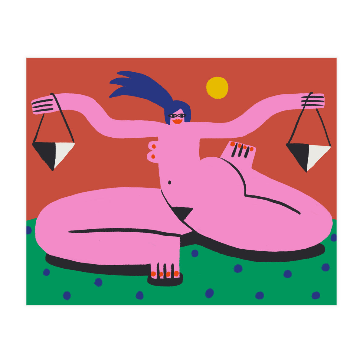 Harmony And Chill Libra (Print Only)