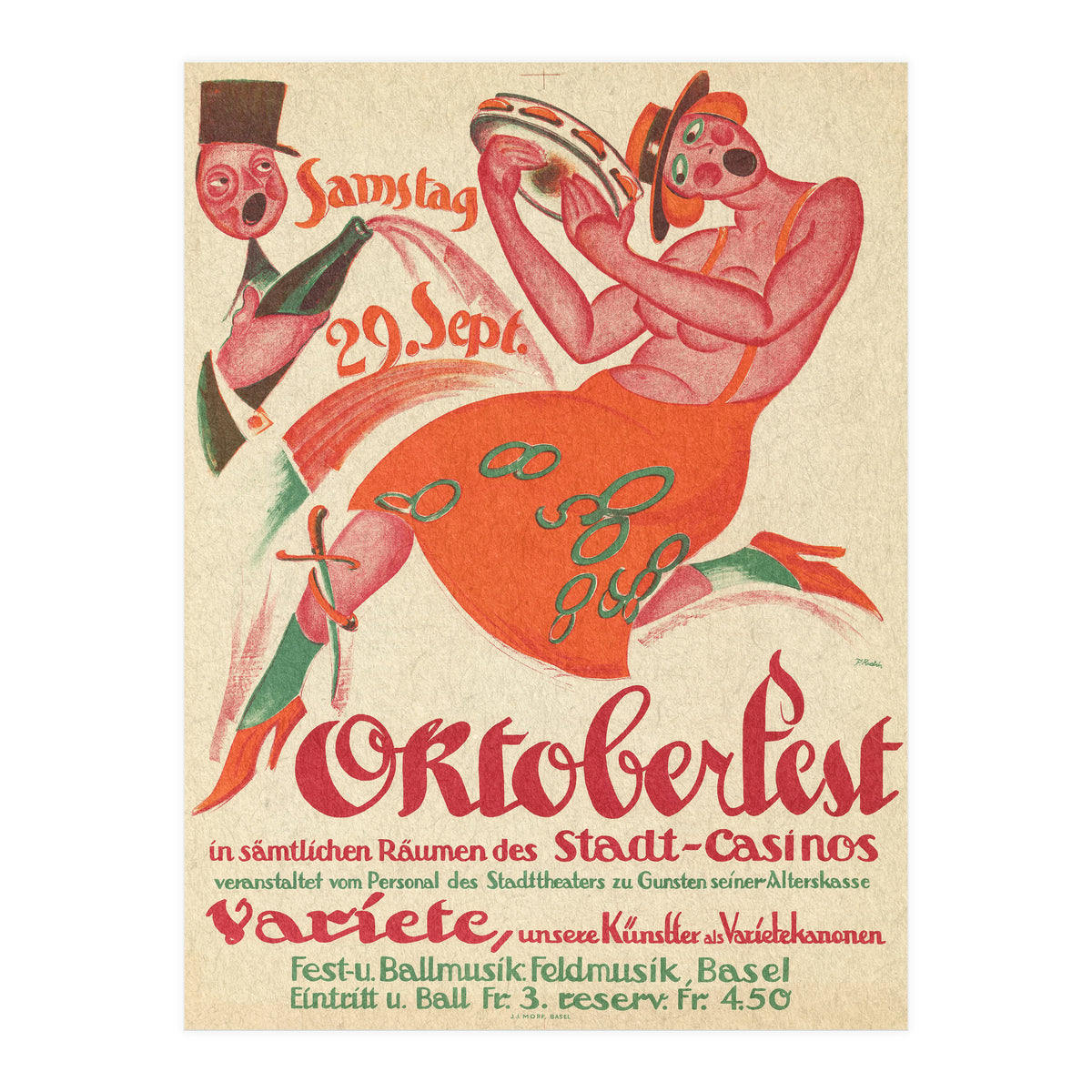 Oktoberfest 1923 Advertisement (Print Only)