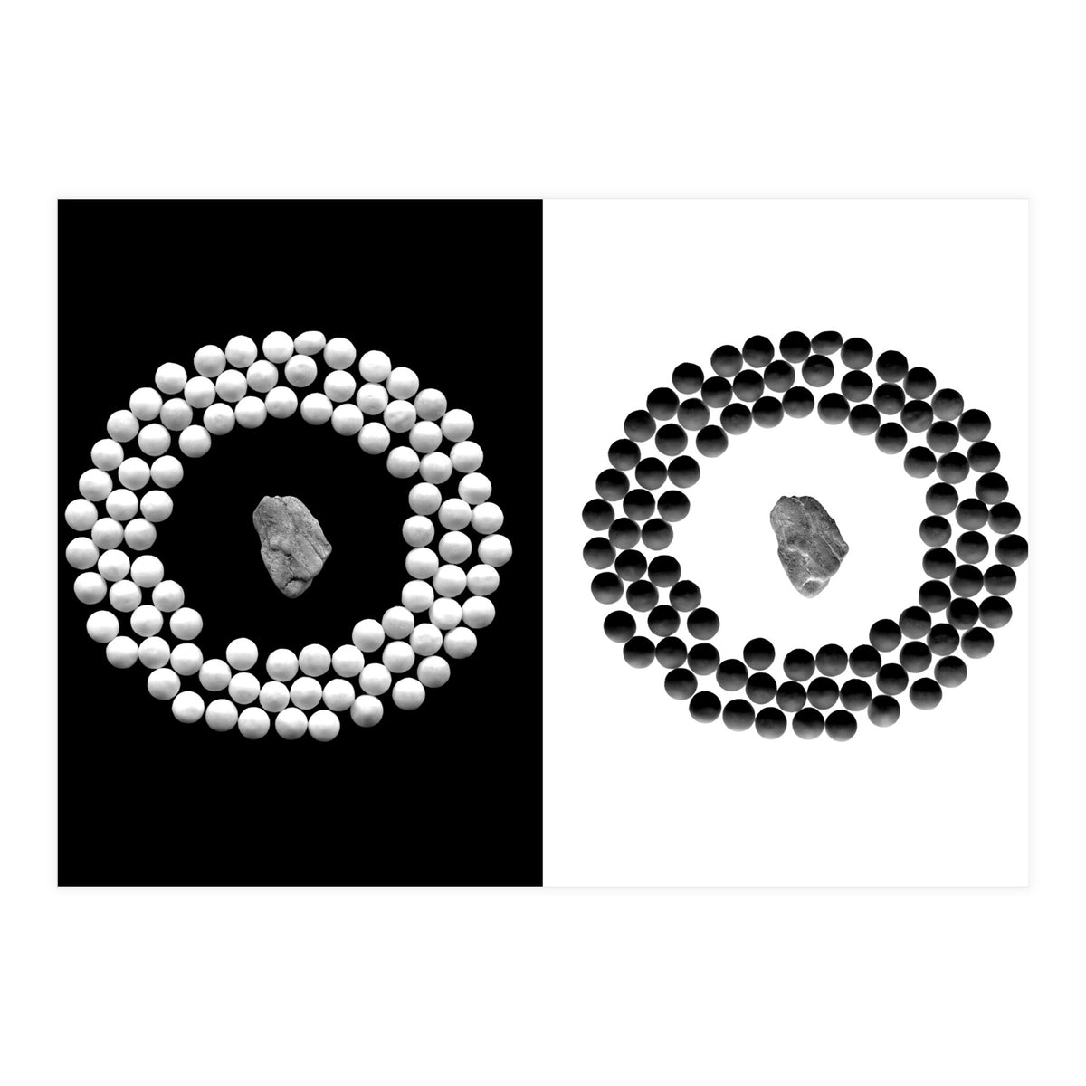 Pearls and stone (Print Only)