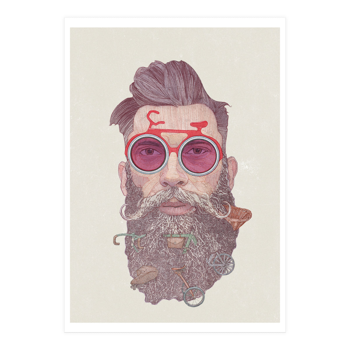 Hipster Dude (Print Only)