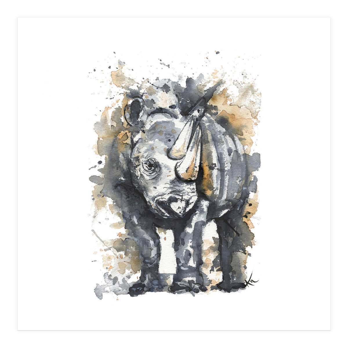 Rhino- Wildlife Collection (Print Only)