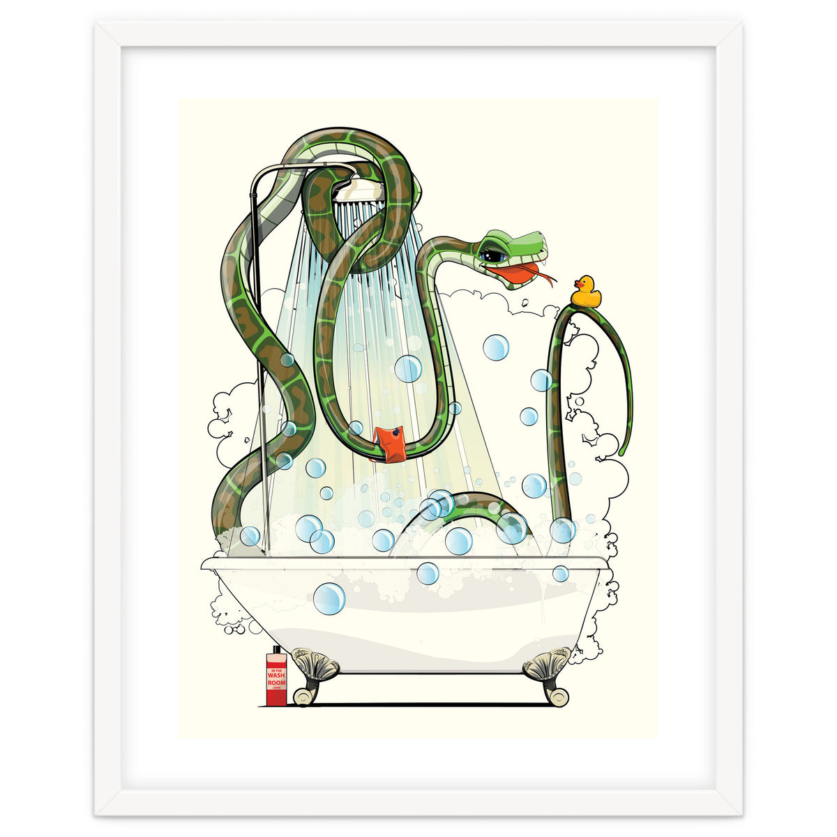 Snake in the Bath, Funny Bathroom Humour