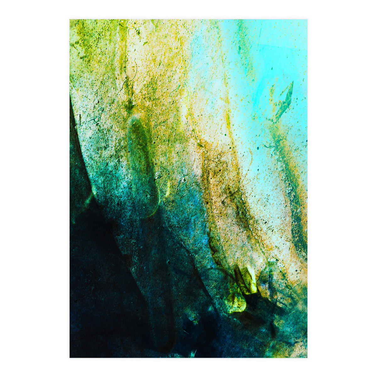 Stormy Teal Ap 3a (Print Only)