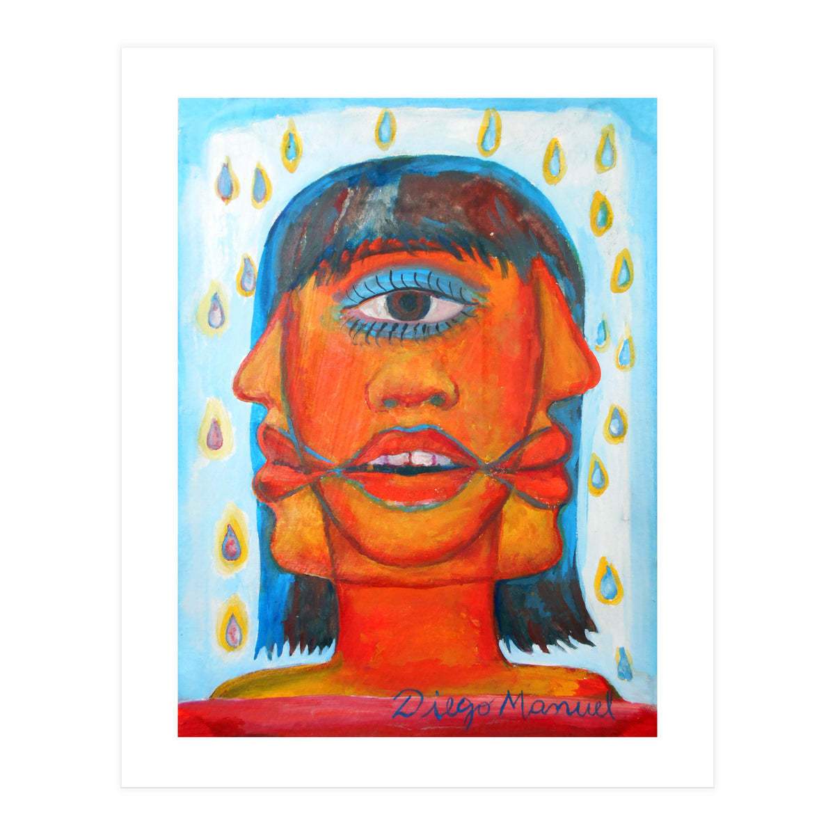 Cabeza De Mujer 4 (Print Only)