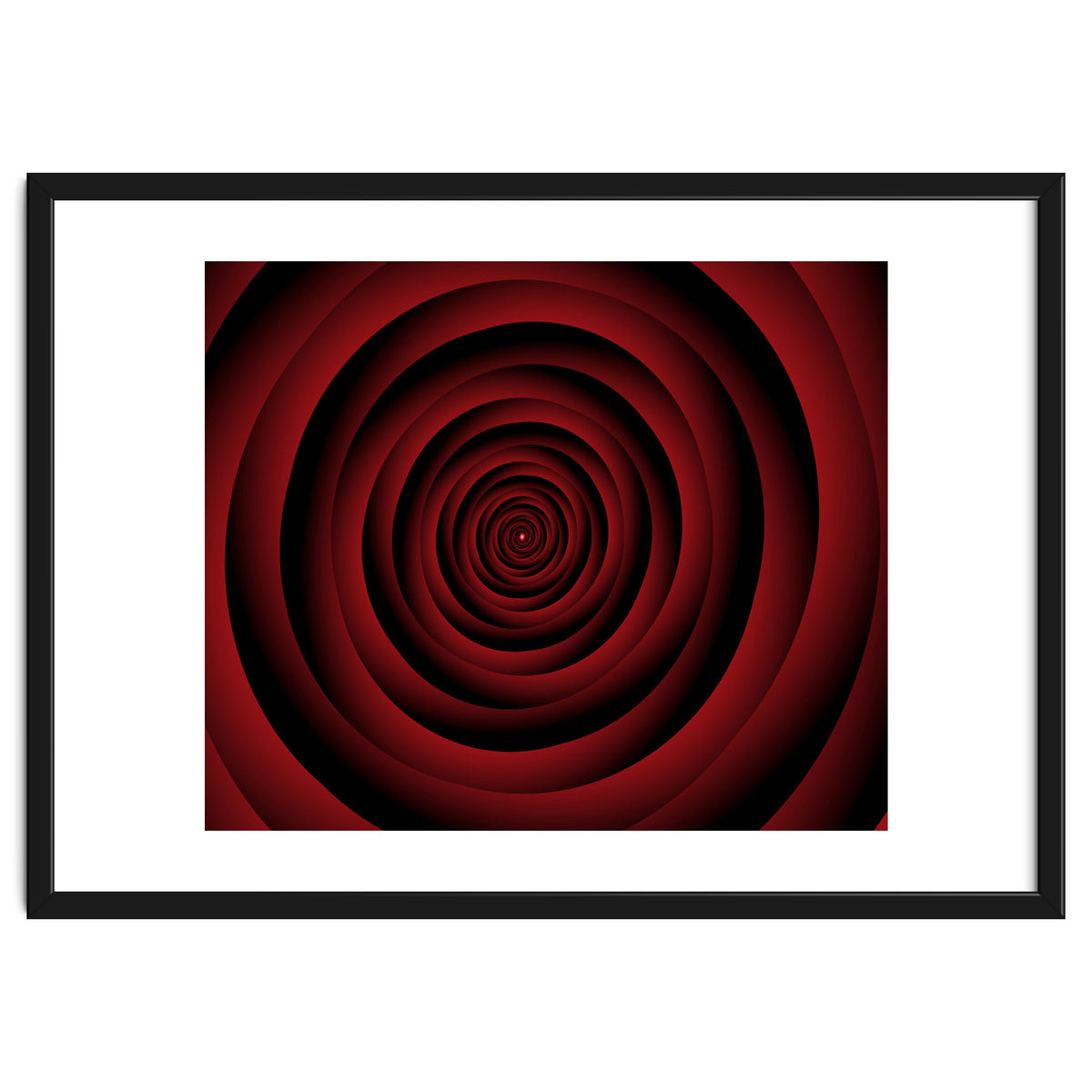 Abstract Concentric Spiral Circles