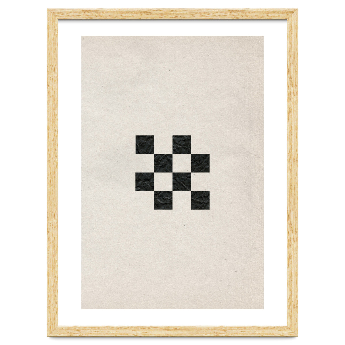 Monochrome chess board