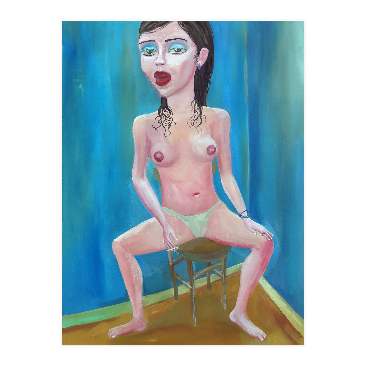 Chica Sentada (Print Only)