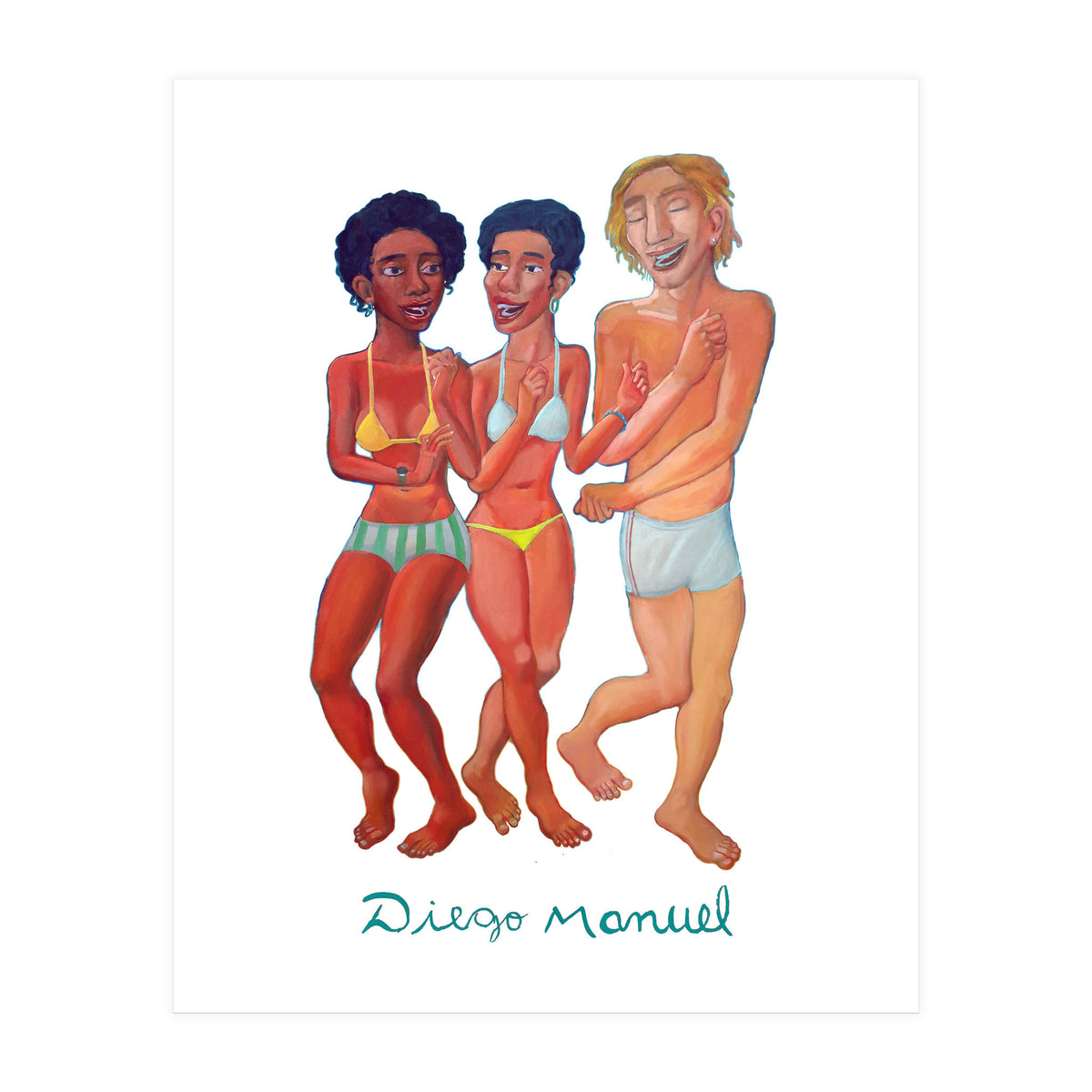 Bailando En La Playa 12 (Print Only)