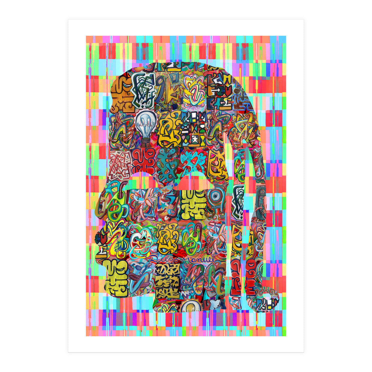 Abstracto Pop Nuevo B Nuevo 1 (Print Only)