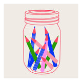 Jar Of Pencils (Print Only) thumbnail