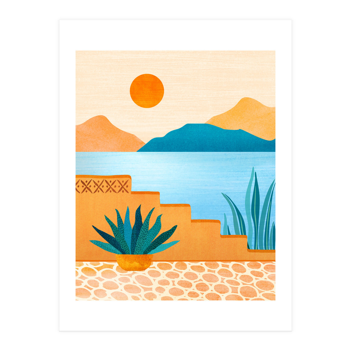 Baja Landscape Illustration (Print Only)