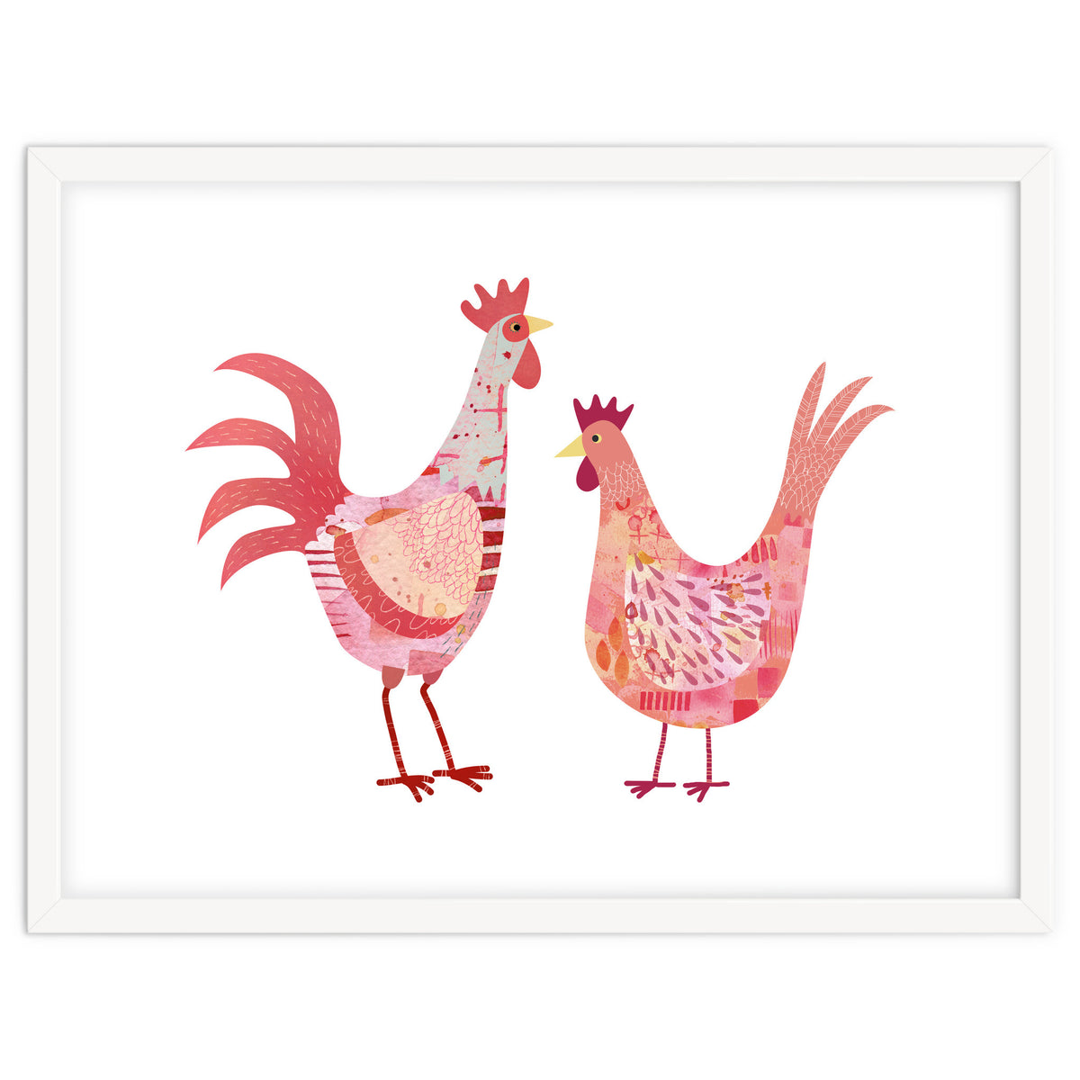Hen And Cockerel