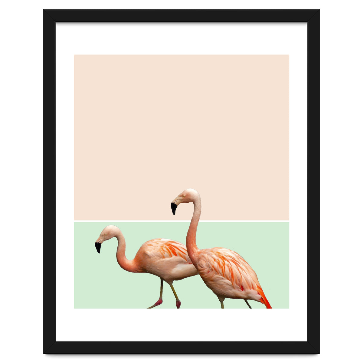 Flamingo Pastel Art