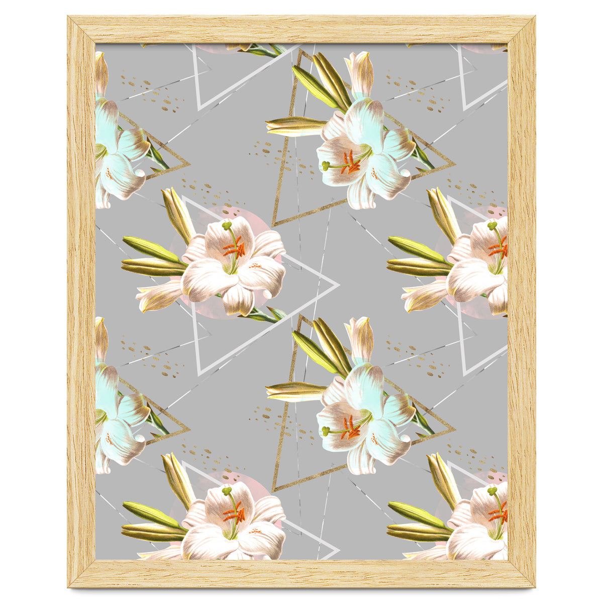 Botanical blooming with geometric 02