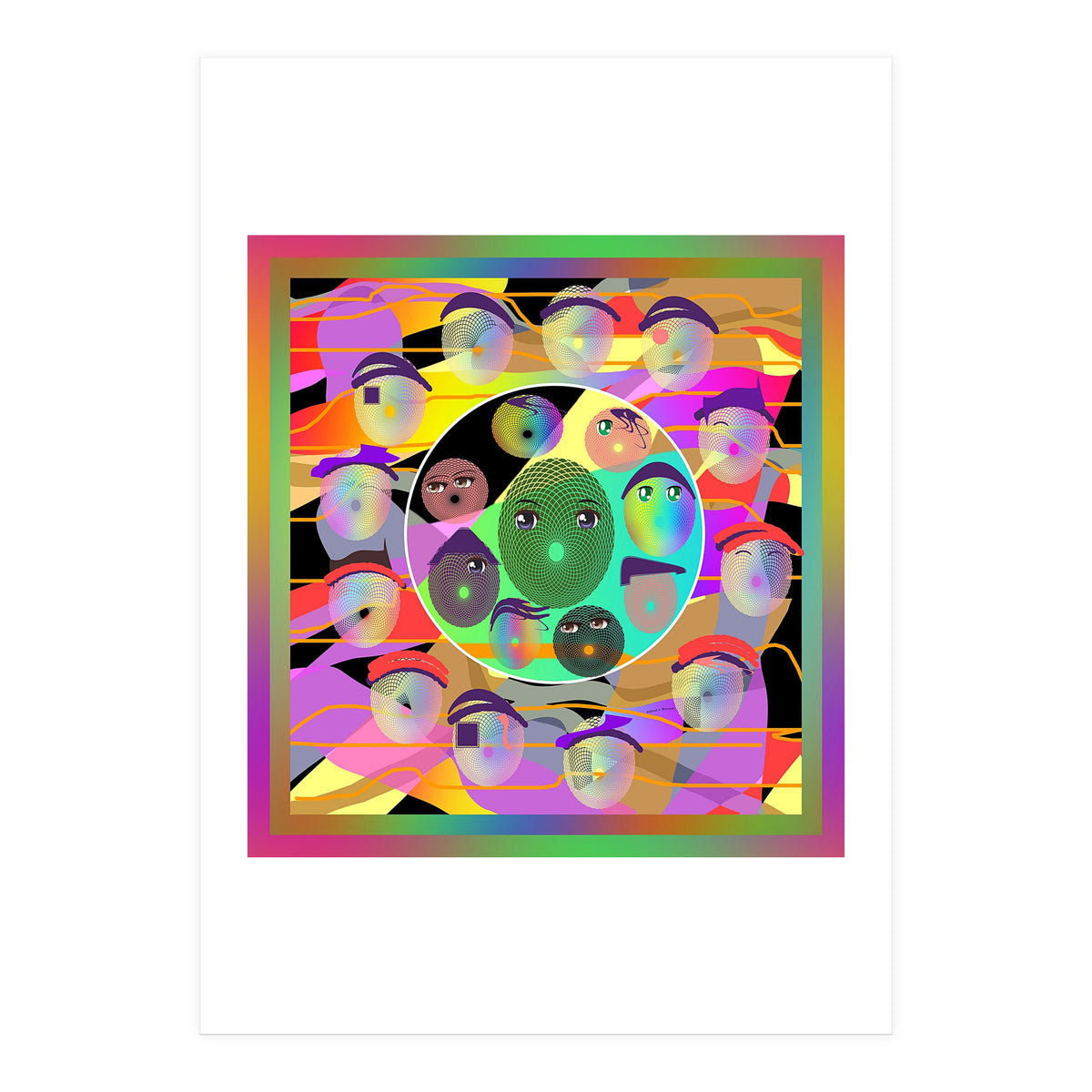 A WORLD OF DIFFERENT PEOPLE (Print Only)