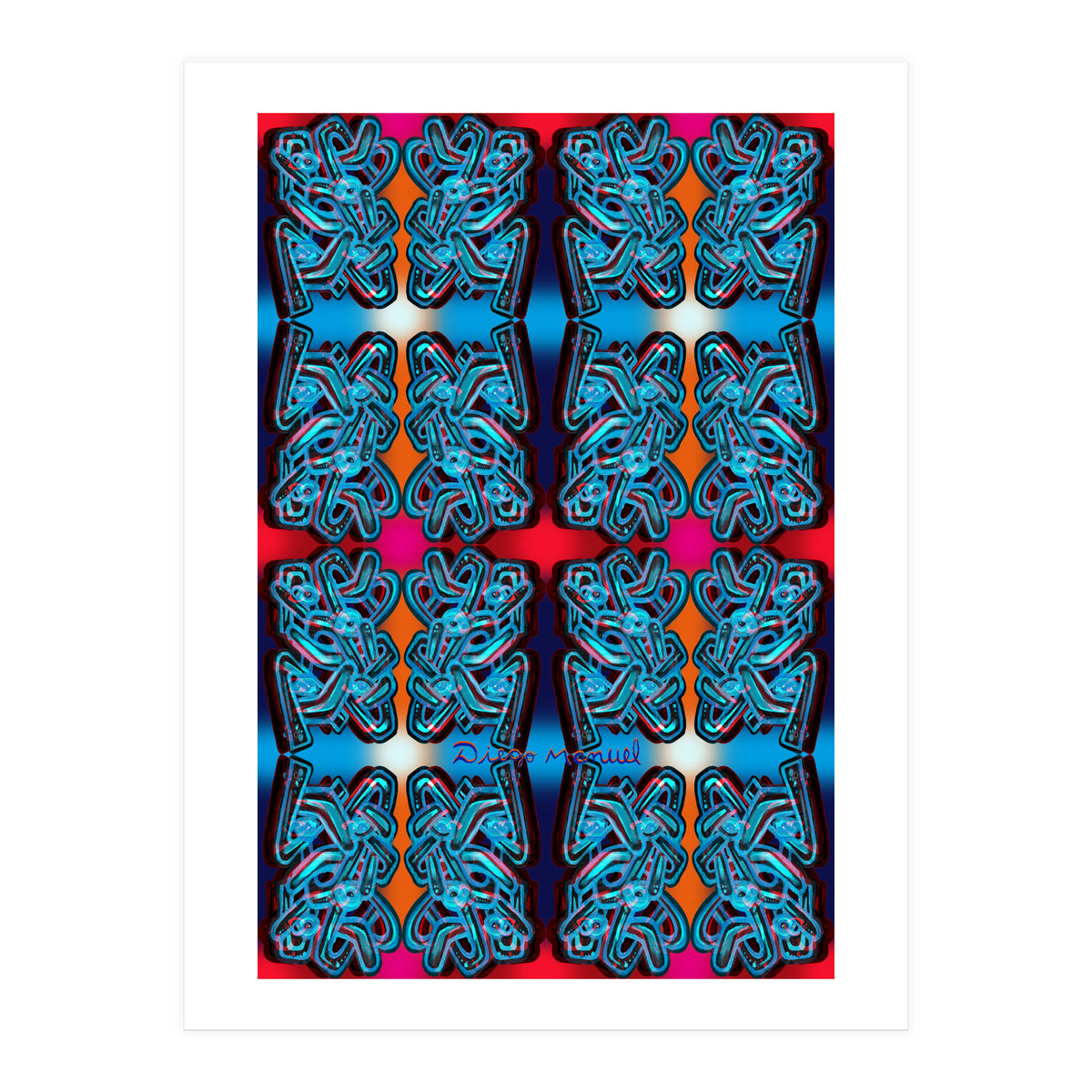 Formas Lenguas Y Ojos D (Print Only)