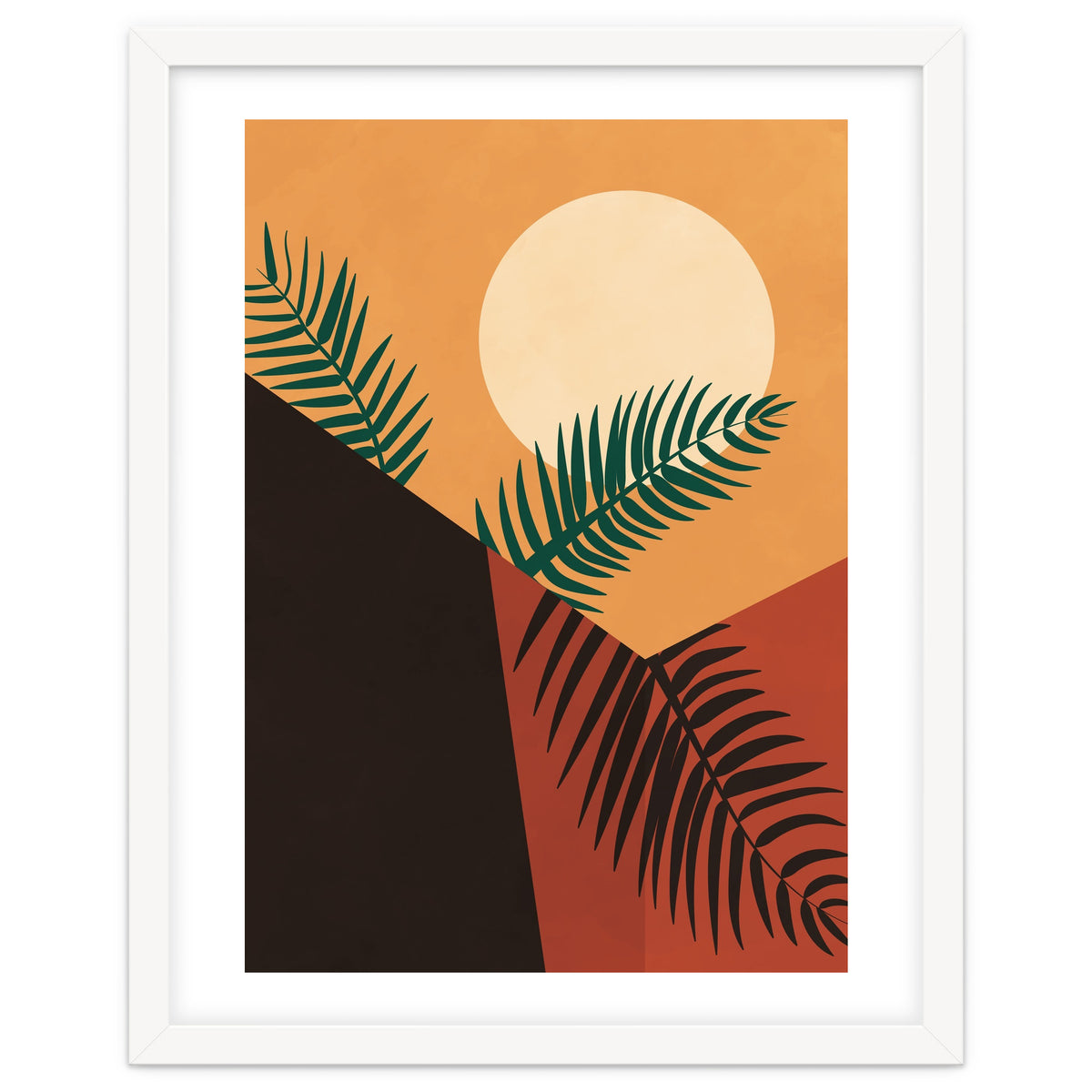 Bohemian Palm Tree Leaves