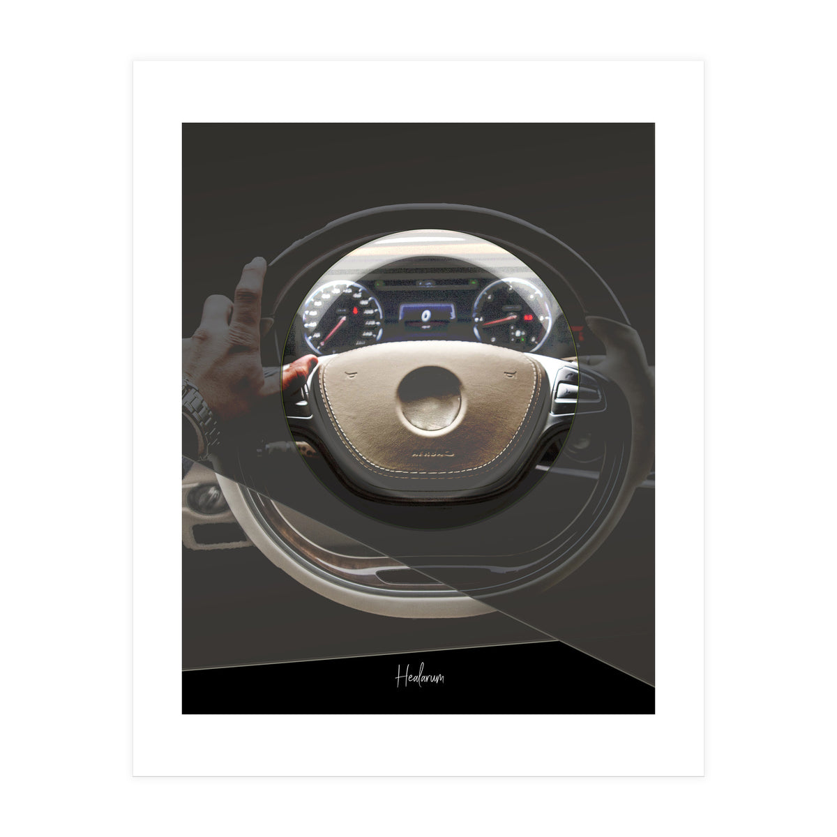 Emoji & Cars beige (Print Only)