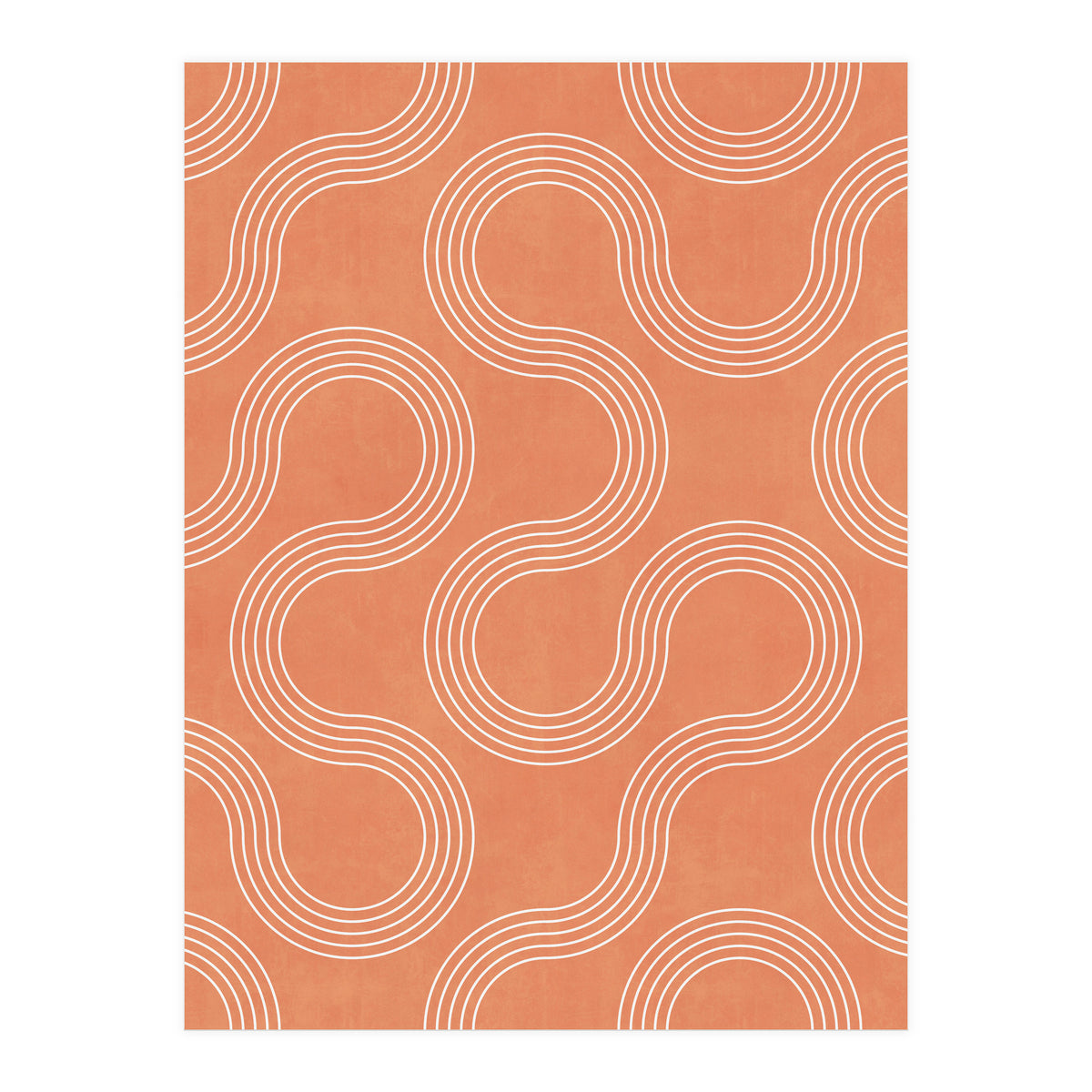 My Favorite Geometric Patterns No.32 - Coral (Print Only)