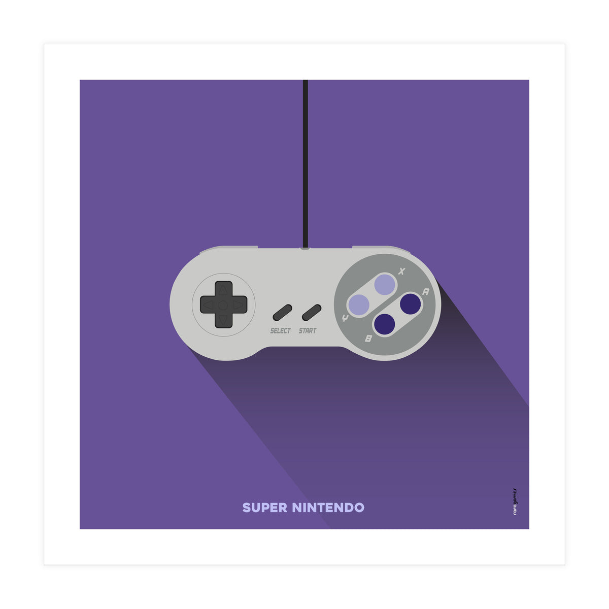 Joystick Videogames Super Nintendo (Print Only)