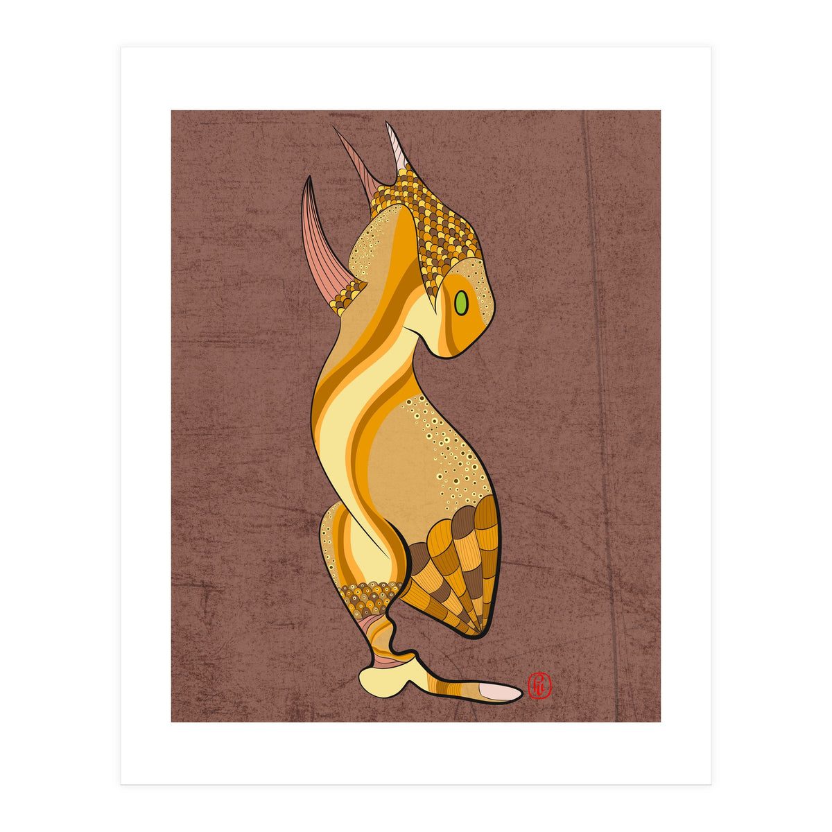 Horned Beast (Print Only)