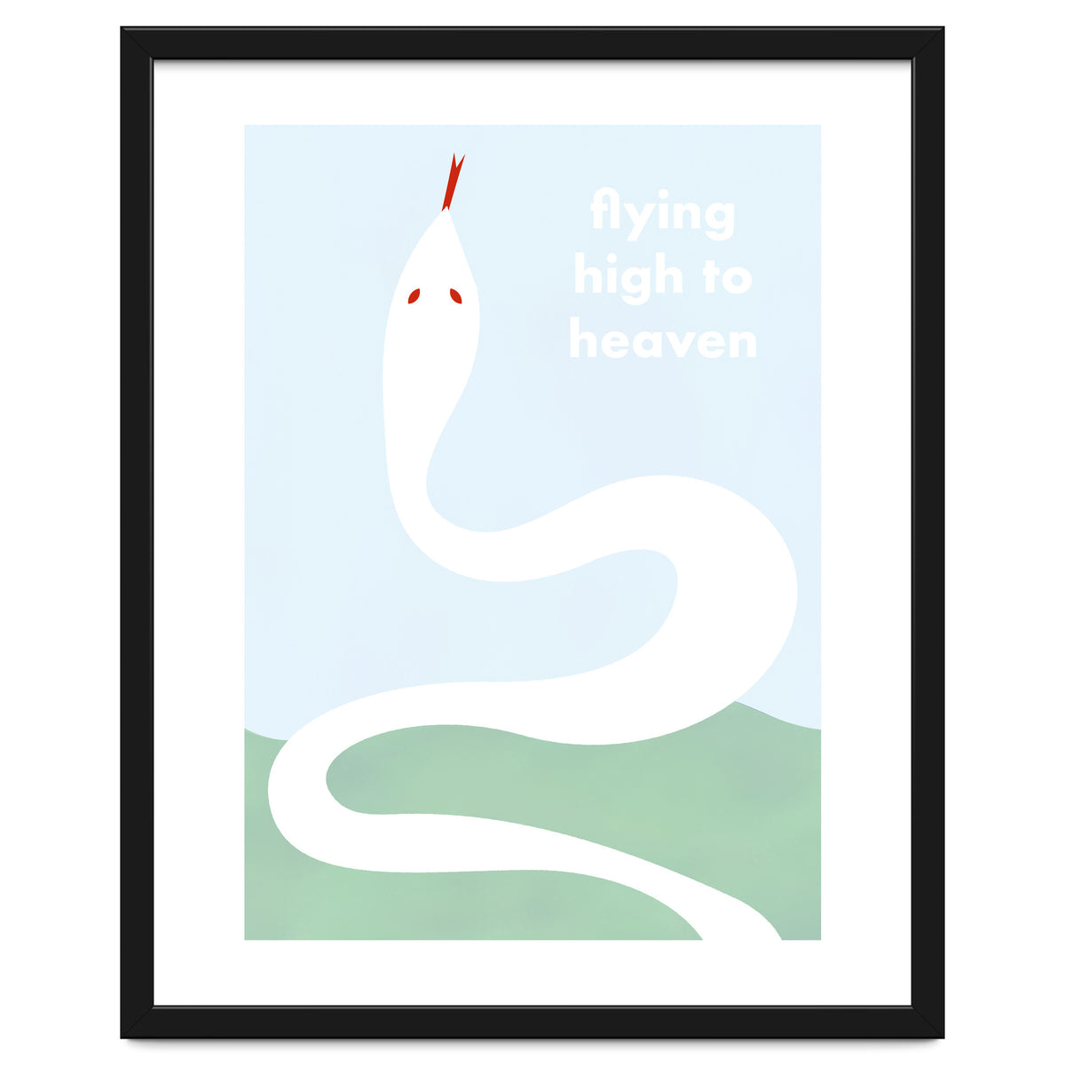 flying high to heaven