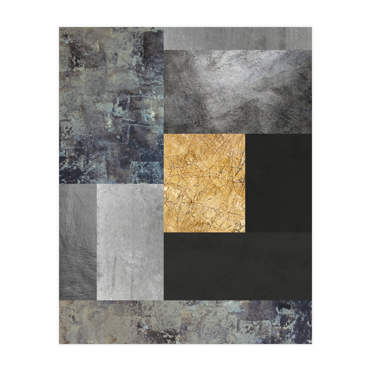 Geometric and golden VI (Print Only)