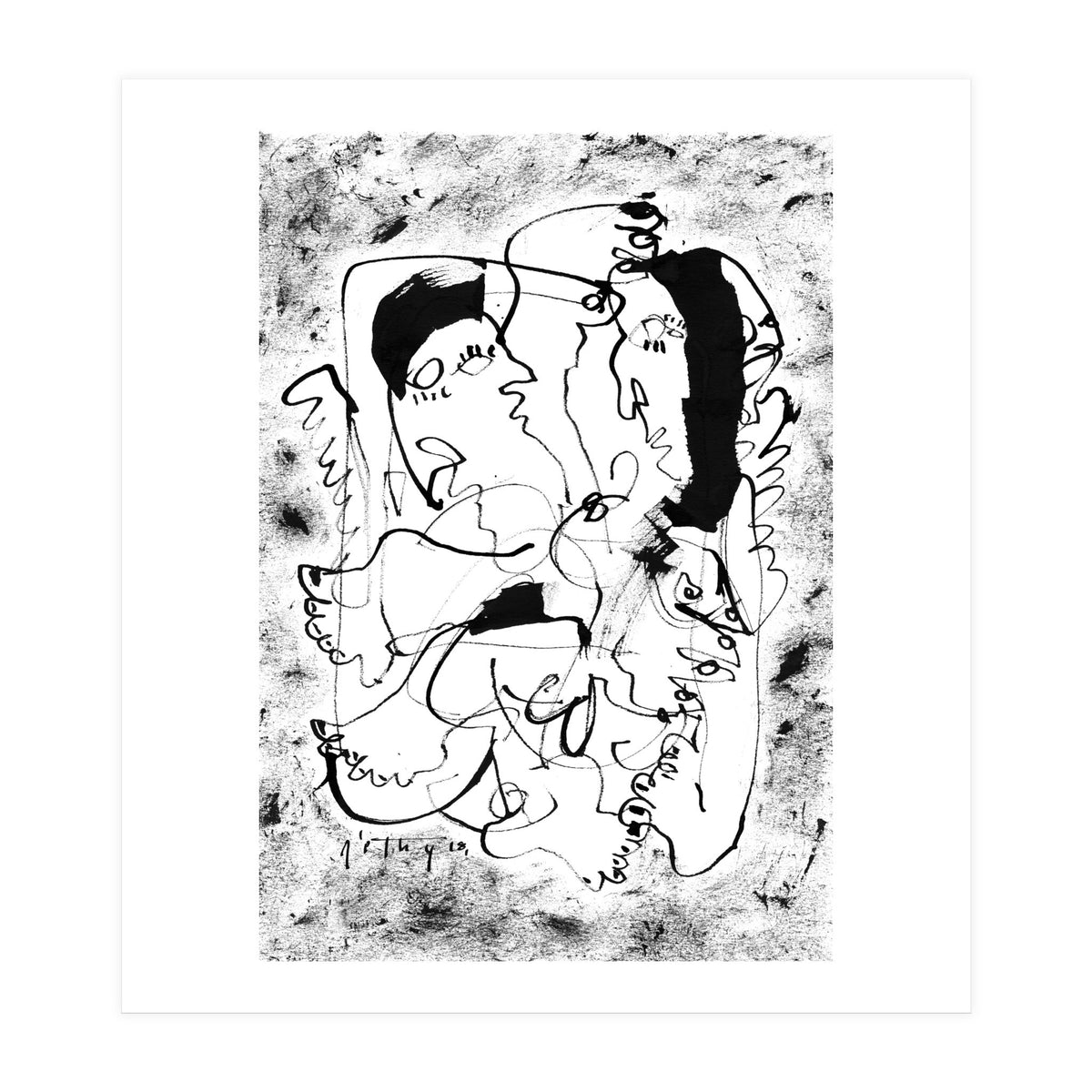 Dancing Forever - b&w (Print Only)