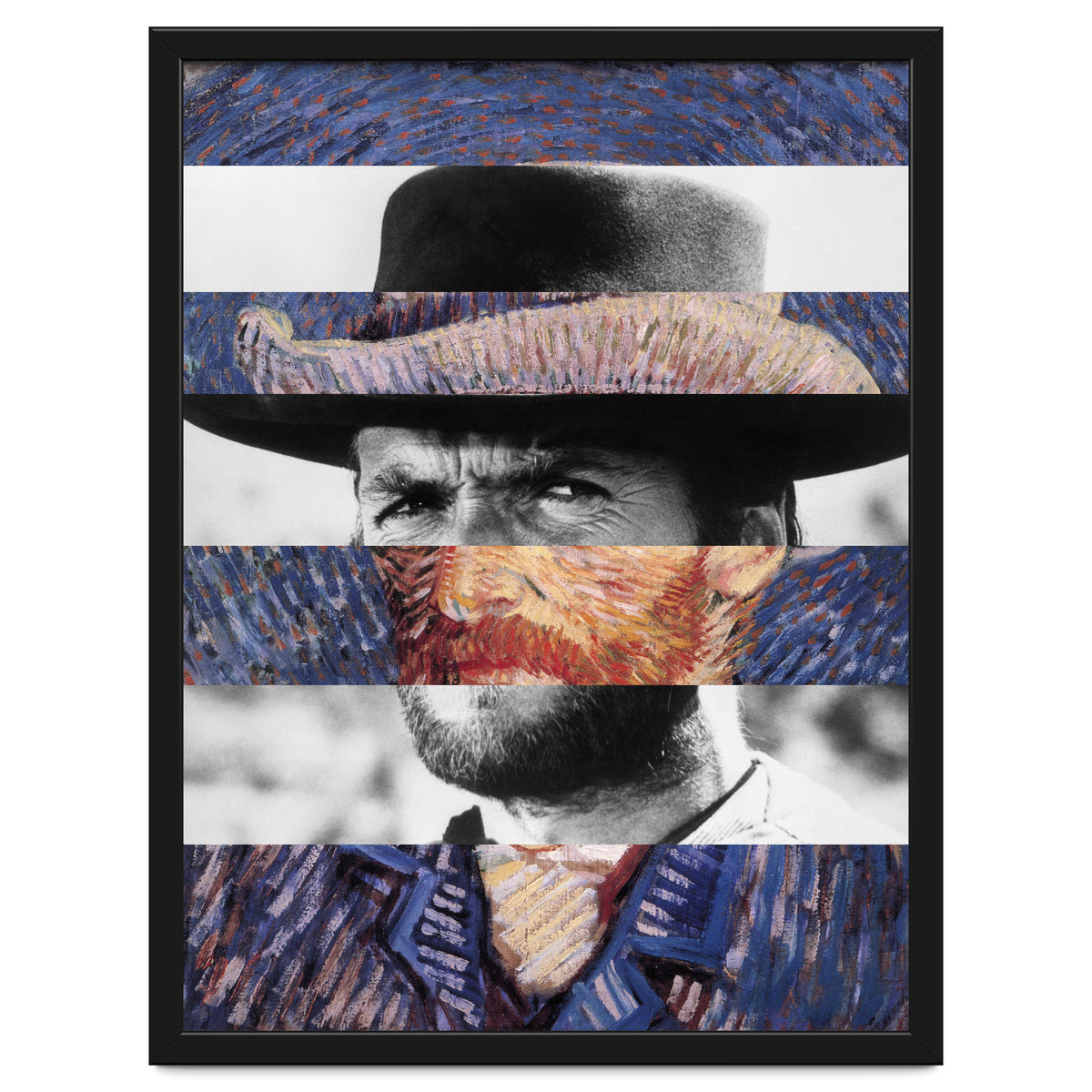 Van Gogh's Self Portrait & Clint Eastwood