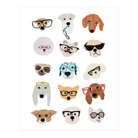 Dogs in Glasses (Print Only)