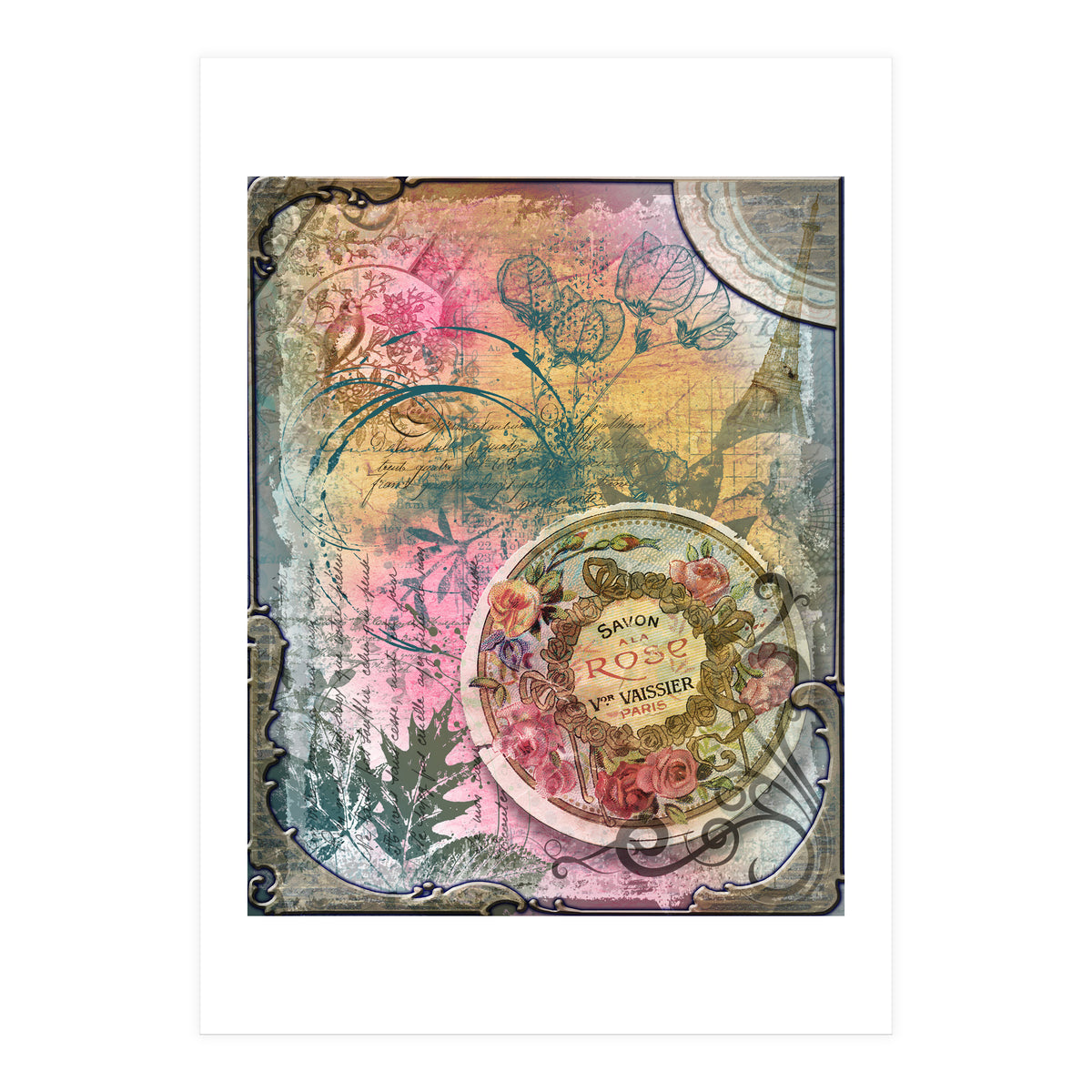 Vintage Rose Soap (Print Only)