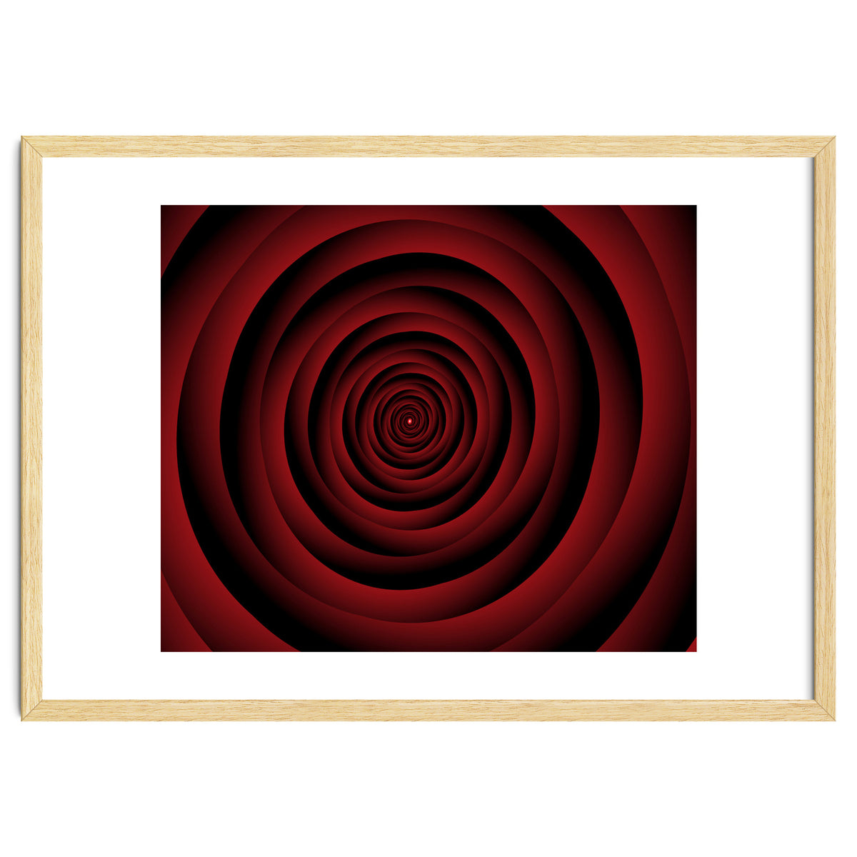 Abstract Concentric Spiral Circles