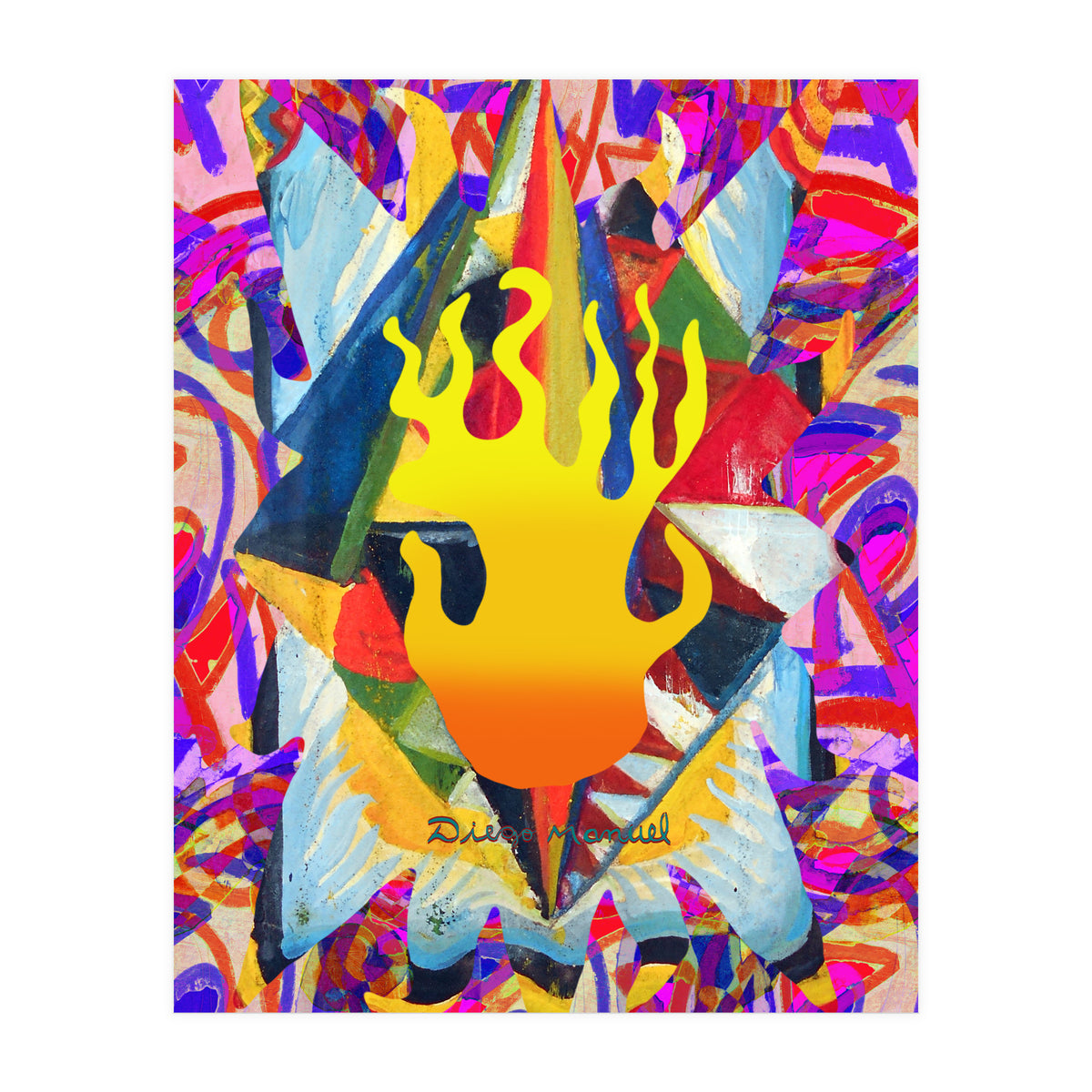 Fuego Y Graffiti 29 (Print Only)